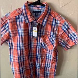 Tommy Hilfiger boys plaid dress shirt